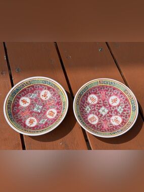 Two Jingdezhen porcelain sauce bowls
